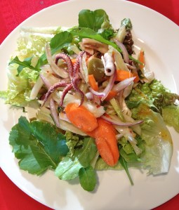 Calamari Salad with Citrus Vinaigrette